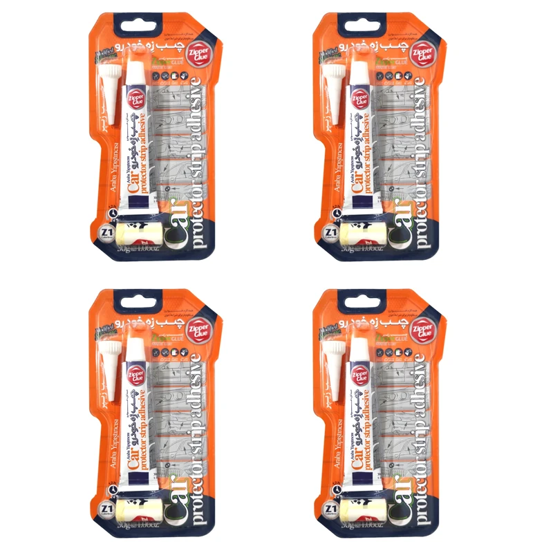 چسب زه خودرو زیپر مدل Z1 حجم 30 میلی لیتر بسته 4 عددی